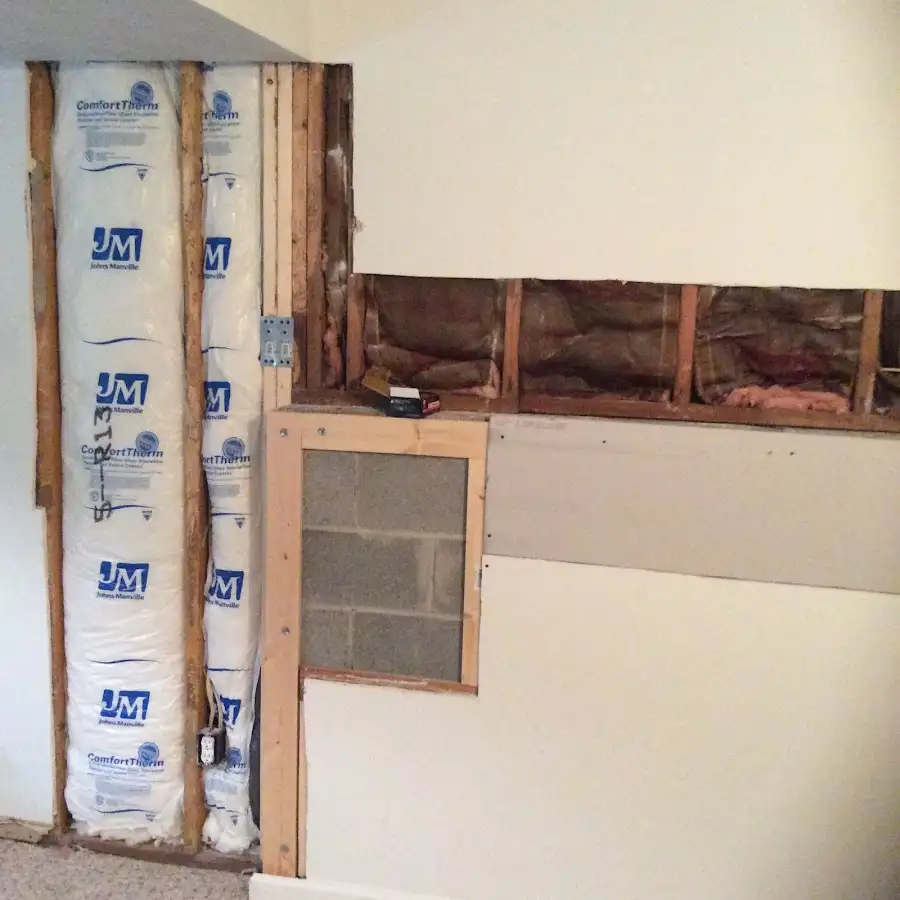 Wall insulation replacement during Odor Removal & Deodorization in Fairhaven